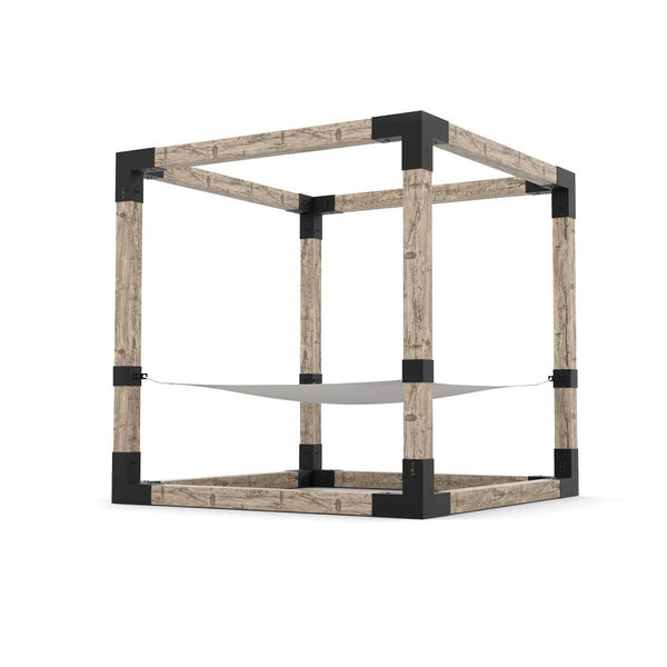 Toja Grid 2 Person HAMMOCK Kit for 6x6 Wood Posts -White