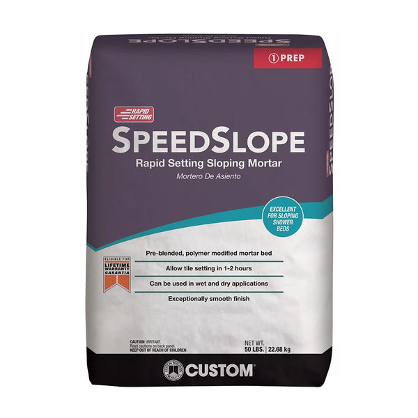 SpeedSlope Rapid Setting Sloping Mortar - 50 lbs
