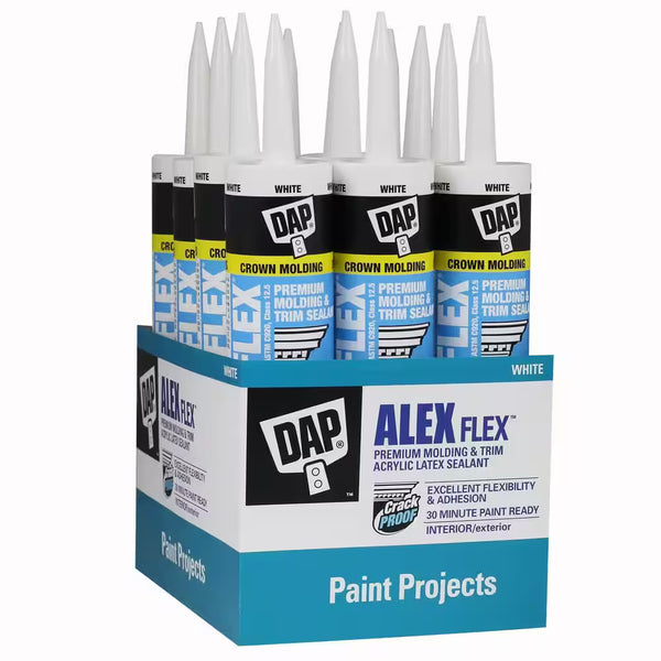 ALEX FLEX Molding and Trim Sealant White 300ml (Box of 12)