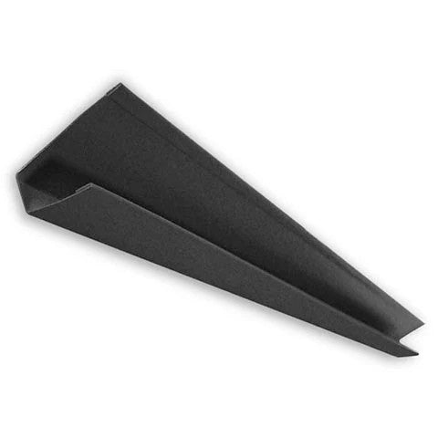 Peak Products 10 ft. L x 1 1/2-inch W Aluminum J-Trim in Black