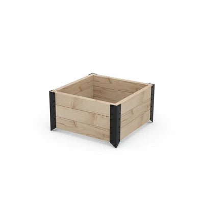Toja Grid Triple High Raised Planter Kit - Flat Bottom