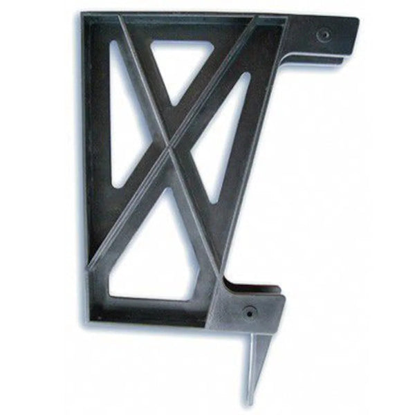 Peak Products Plastic Deck Bench Bracket in Black