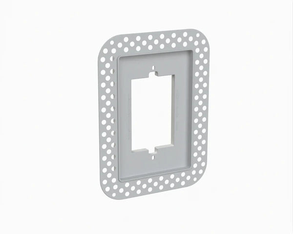 Fittes Lite Drywall Receptacle Mount Flush - White - Pack of 5