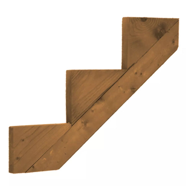 Treated Wood 3 Step Stringer
