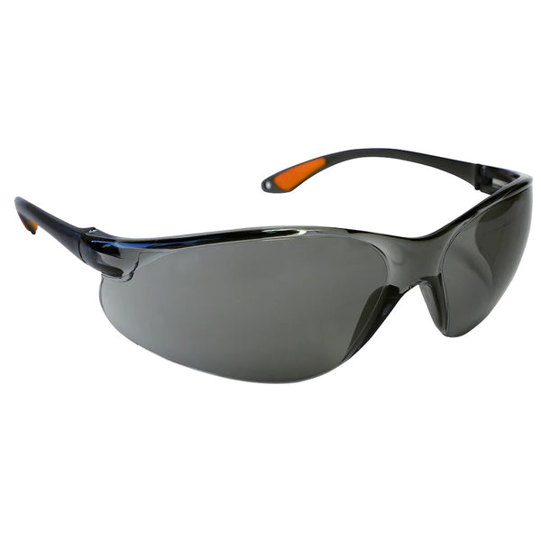 HDX Molded Smoked One Piece Lens Safety Glasses