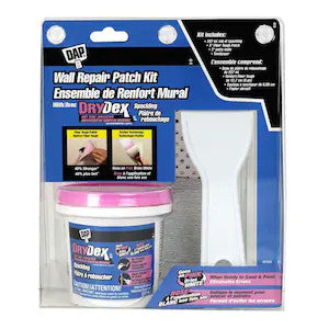 Wall Repair Patch Kit with Drydex Spackling