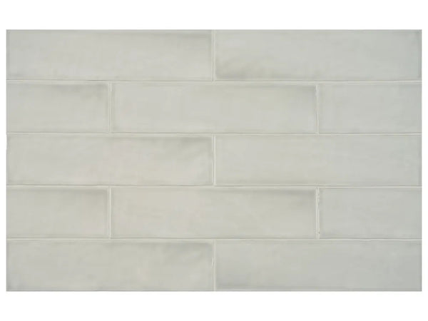 Anatolia 3 x 12 in (7.5 x 30 cm) Teramoda Glossy Pressed Glazed Ceramic, BAMBOO