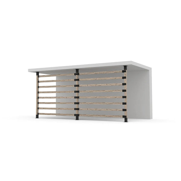 Toja Grid Double Privacy Wall Kit for 4x4 Wood Posts