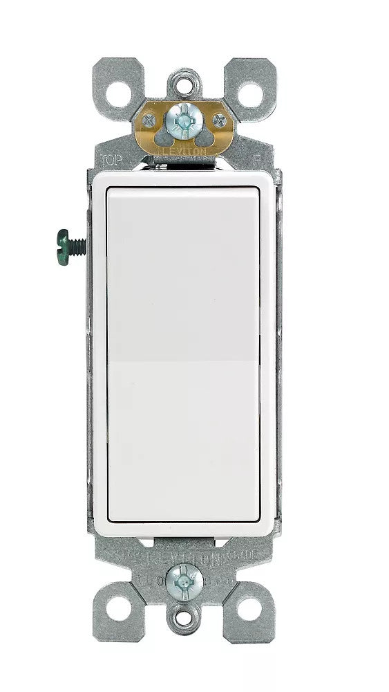 Leviton 3 Way Decora Switch - White