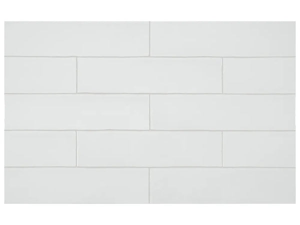 Anatolia 3 x 12 in (7.5 x 30 cm) Teramoda Glossy Pressed Glazed Ceramic, POWDER
